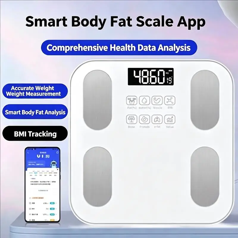 Bluetooth Body Fat Weight Scale 360 Catty Load Capacity Smart Digital Household Small Human Health No Guess Precise Read