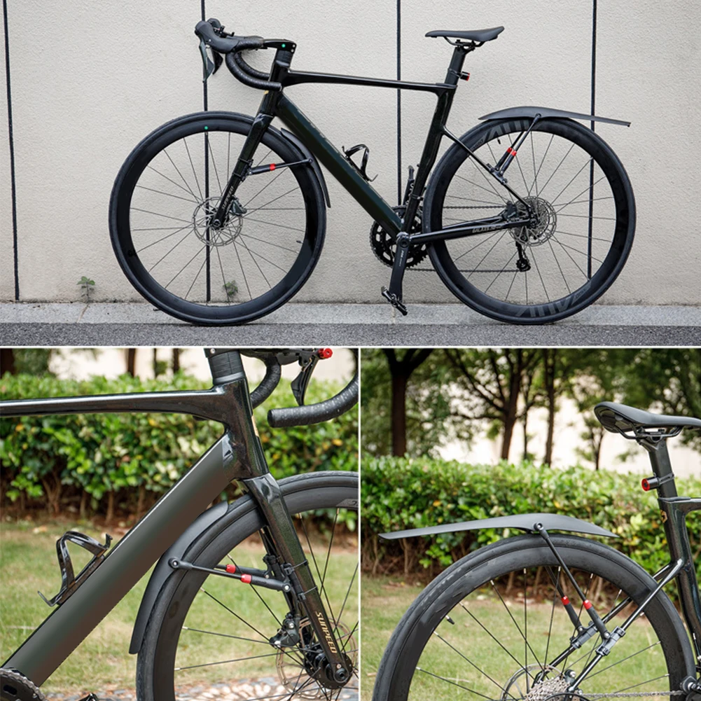

Bicycle Mudguard Adjustable Road Bike Rear Front Fender Quick Release Universal Mudguard Bicycle Fenders Bicycle Accessories