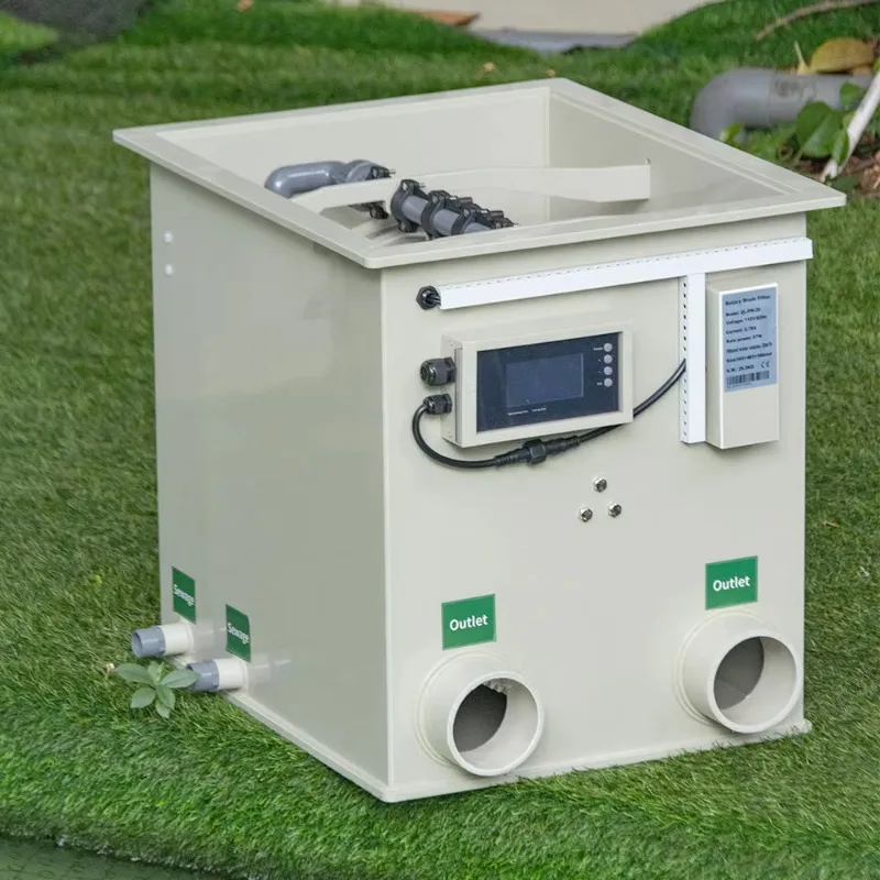 

[2026] Aquaculture Fish Pond Water Treatment Machinery Micro Drum Filter Aquarium Drum Filter 30m3 For Courtyard Pond