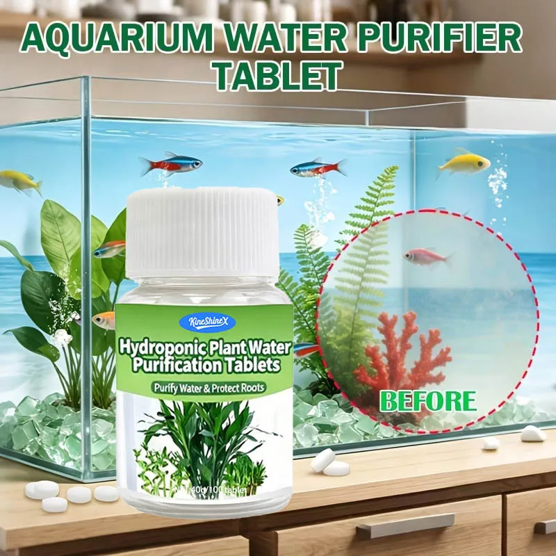 Hydroponic Water Purification Tablets-Instant Water Suitable for Aquariums,Potted Plants & Hydroponic Systems,for Aquatic Garden - view 5