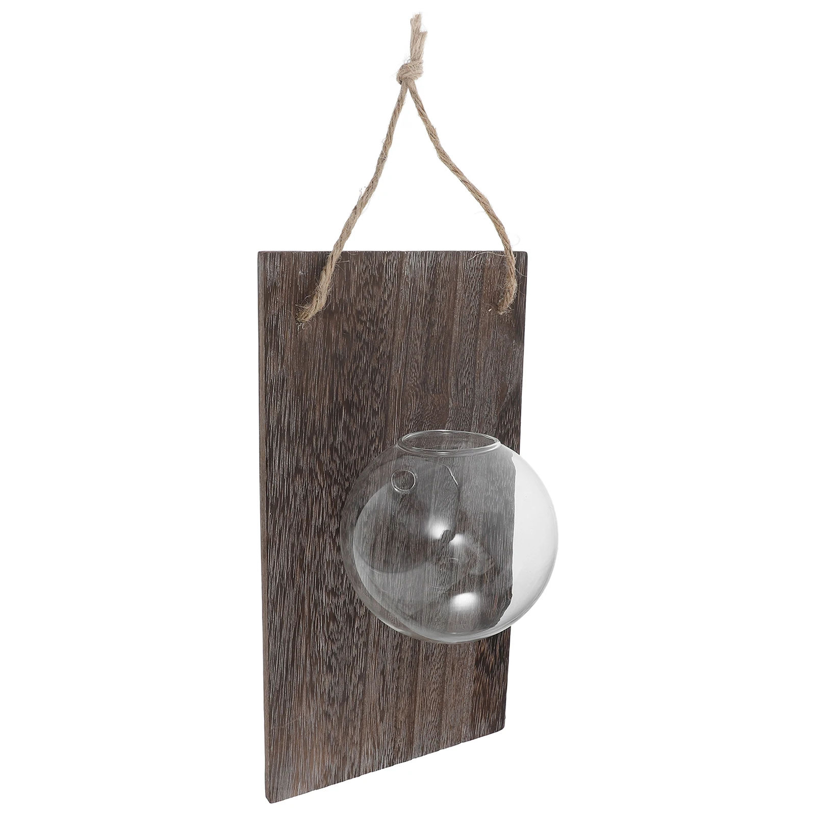 

Wall Hanging Flower Pot Glass Vase Green Dill Terrarium Planters for Indoor Plants