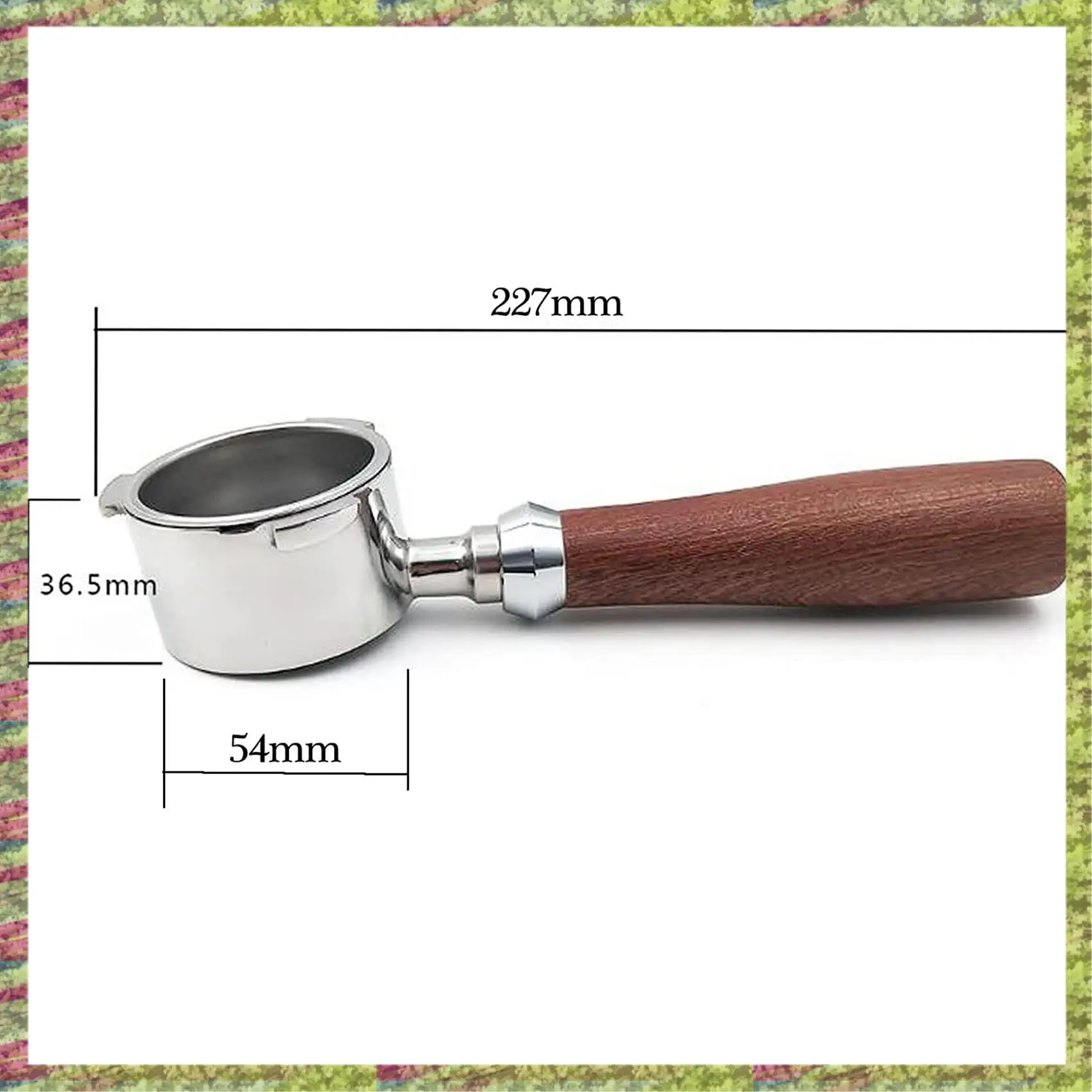 Portafiltro senza fondo ABKB 3X 54 mm per Breville Barista Express BES870XL BES870BSXL BES878BSS BES880BSS BES840XL e altro C