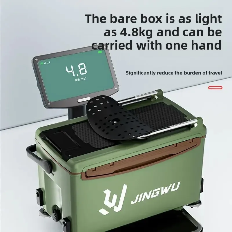 Complete Set of Ultra Lightweight Portable Fish Boxes, Multifunctional Platform Fishing Toolbox, Entry-level Fishing Gear