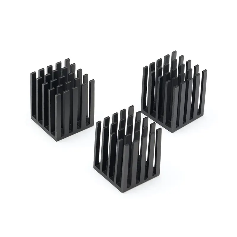 10pcs/1pc 19*19*24mm Aluminum Heatsink Heat Sink Radiator Cooling Cooler For Electronic Chip IC LED Computer 19x19x24mm