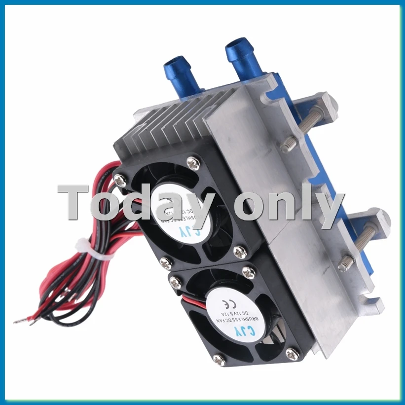 144W Thermoelectric Peltier Refrigeration Cooler 12V Semiconductor Air Conditioner Cooling Systems DIY Kit-A23U