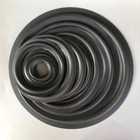 2Pcs 1.5/2/2.75/3/4/5/6.5/8/10/12 Inch Universal High Elasticity Speaker Rubber Surround Repair Woofer Edge Replacemen