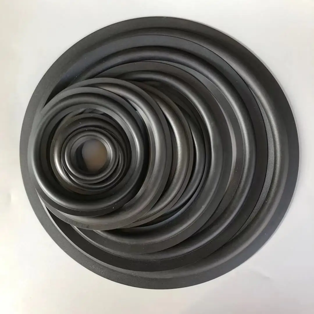 2Pcs 1.5/2/2.75/3/4/5/6.5/8/10/12 Inch Universal High Elasticity Speaker Rubber Surround Repair Woofer Edge Replacemen