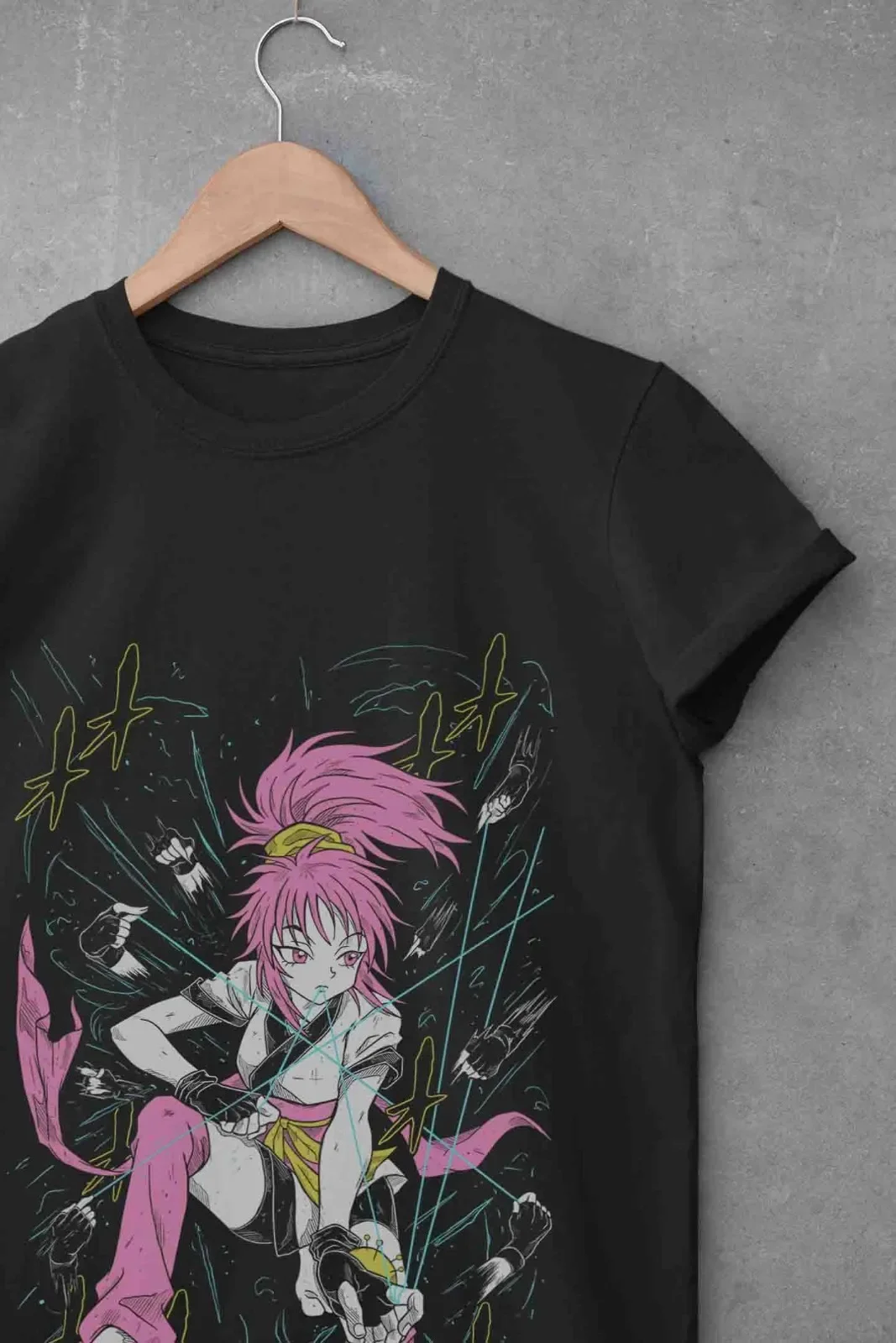Hunter x Hunter Shirt Machi Komachine T-Shirt Gon Hisoka HxH Anime Unisex Tee