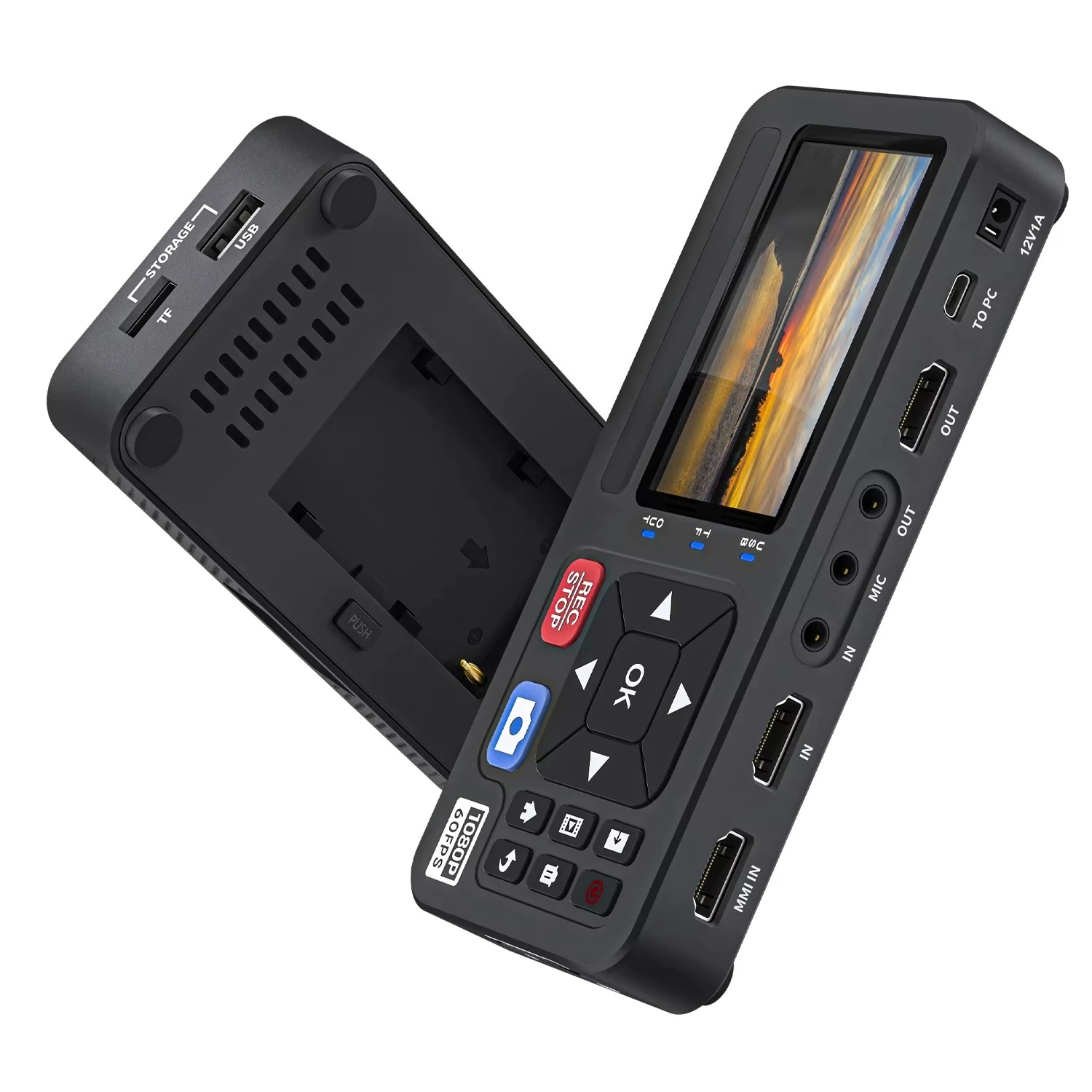 Factory Mini Size StandAlone Endoscope Switchable VGA DVI HDMI YPbPr RCA Camera 4K Capture Box VHS Video Recorder
