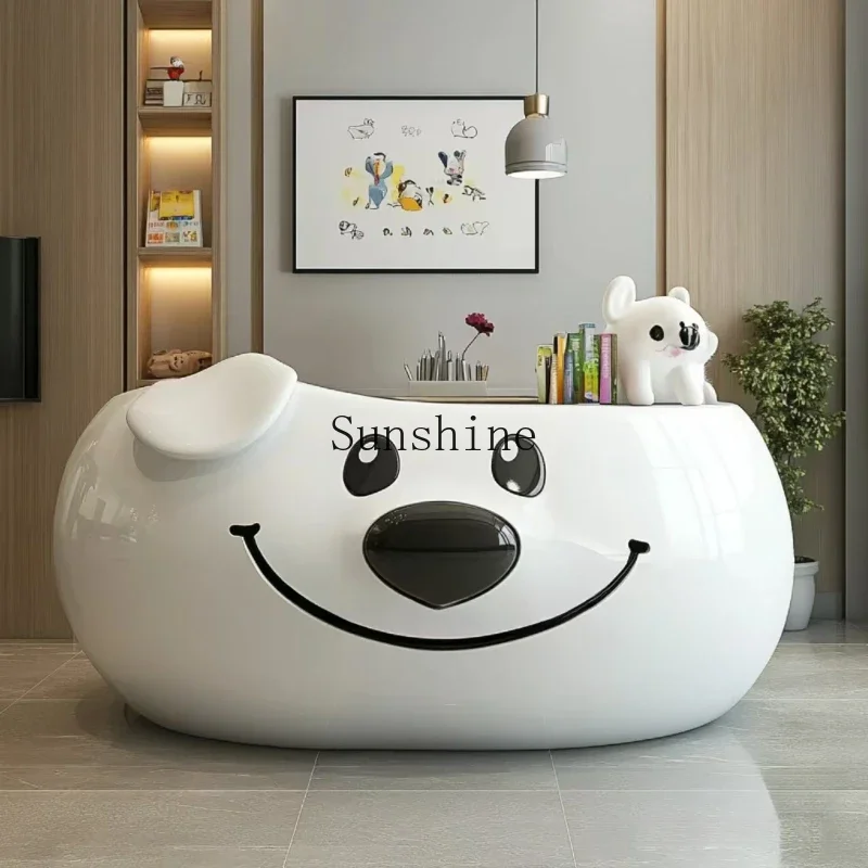 Alien Pet Hospital Front Desk Hotel Creative Simple checkout page*/
