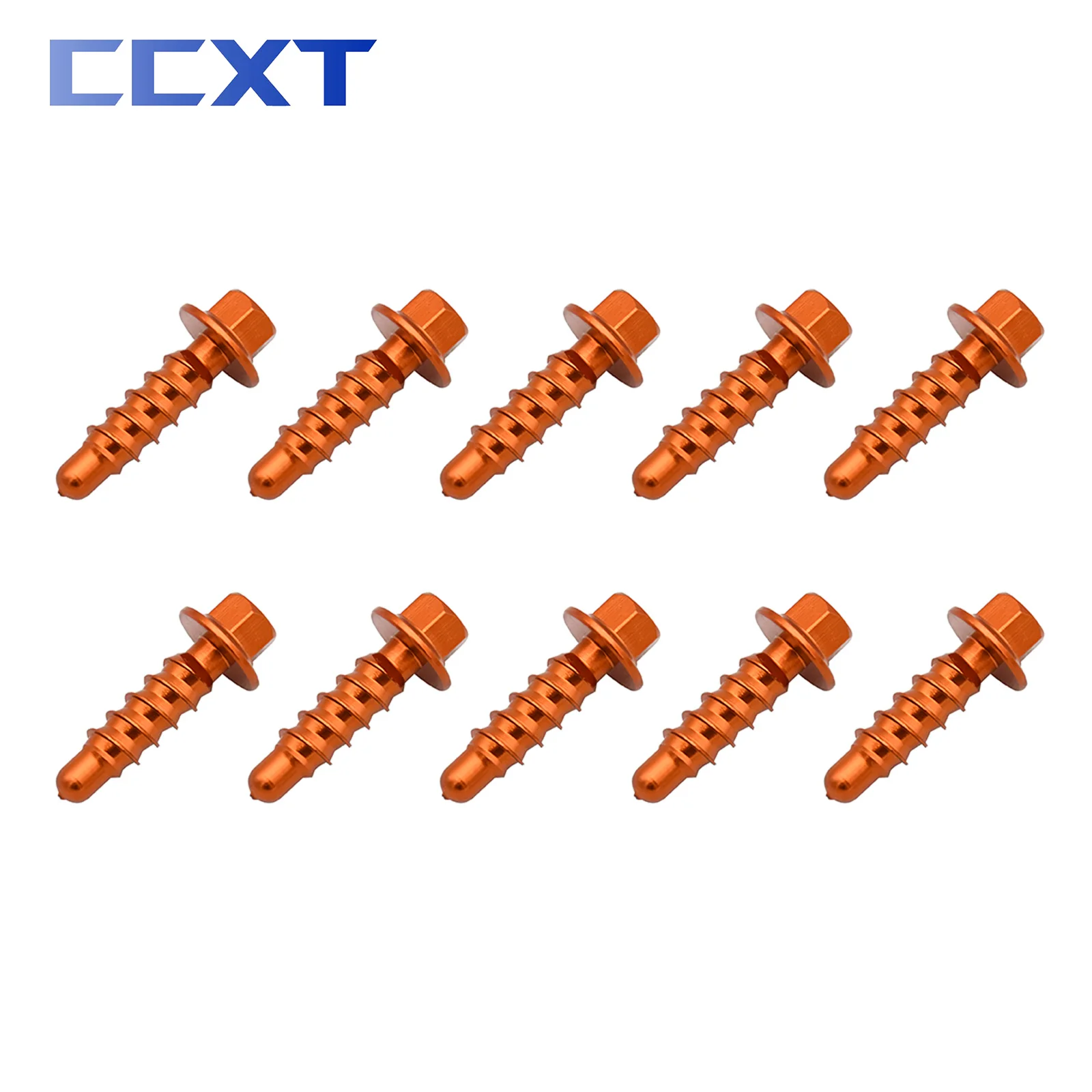 10Pcs CNC Dirt Bikes Self Tapping Screw Bolt Kit For KTM SX SXF XC XCW XCF EXC EXCF 125 250 300 350 400 450 500 530 2004-2022