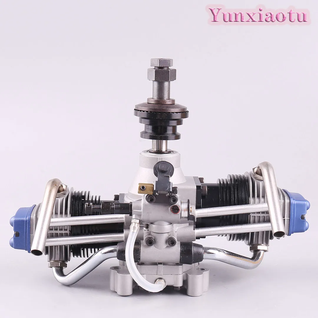 FT160AR Two-cylinder Methanol Engine Four-stroke 20cc Model Aircraft Oil-powered Fixed-wing Remote Control Aircraft