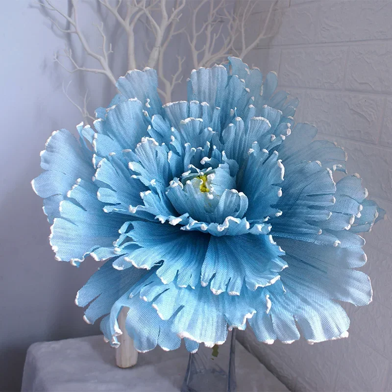 30-40cm Large Artificial Peony Wedding Artificial Flower Display Window Photography Studio Wedding Props Large Flower Linen