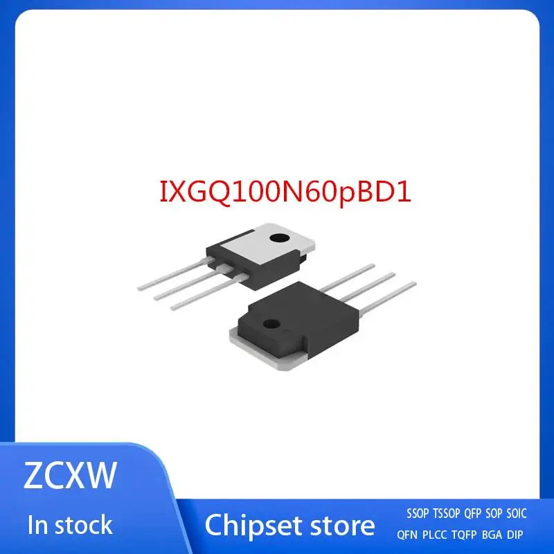 5PCS/LOT   IXGQ100N60pBD1   IXGQ100N60pCD1   IXGQ100N60   TO-3P