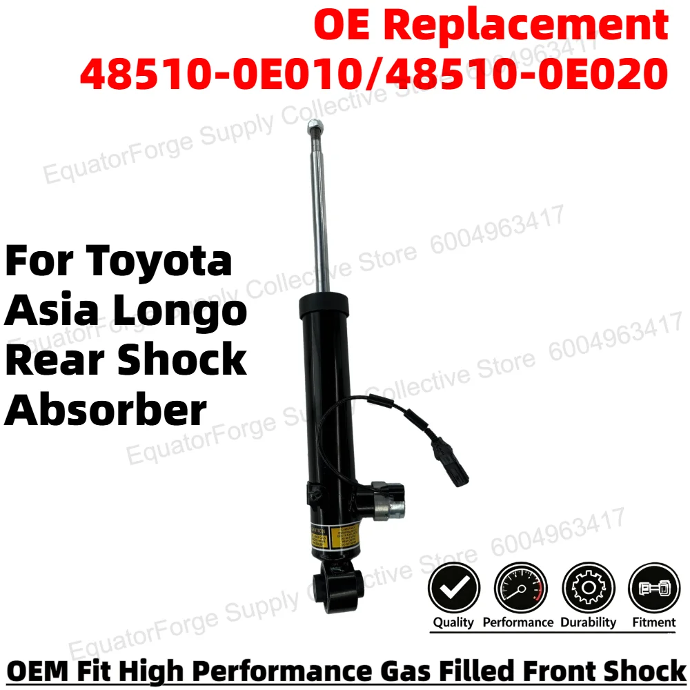 

Direct Fit High Stability Premium Durable Rear Shock Absorber for Toyota Asia Longo OE Number 48510-0E010/48510-0E020