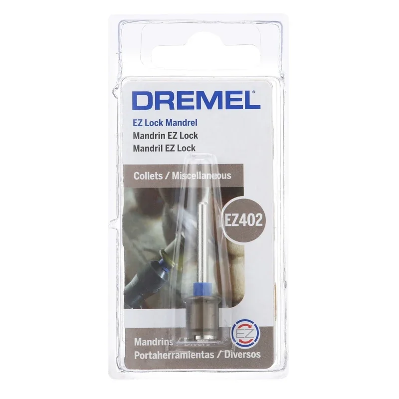 Dremel ez402 ez-mandril de bloqueio 3.2mm 1/8 Polegada haste peças de ferramenta rotativa trabalho com corte moagem afiar acessórios rotativos