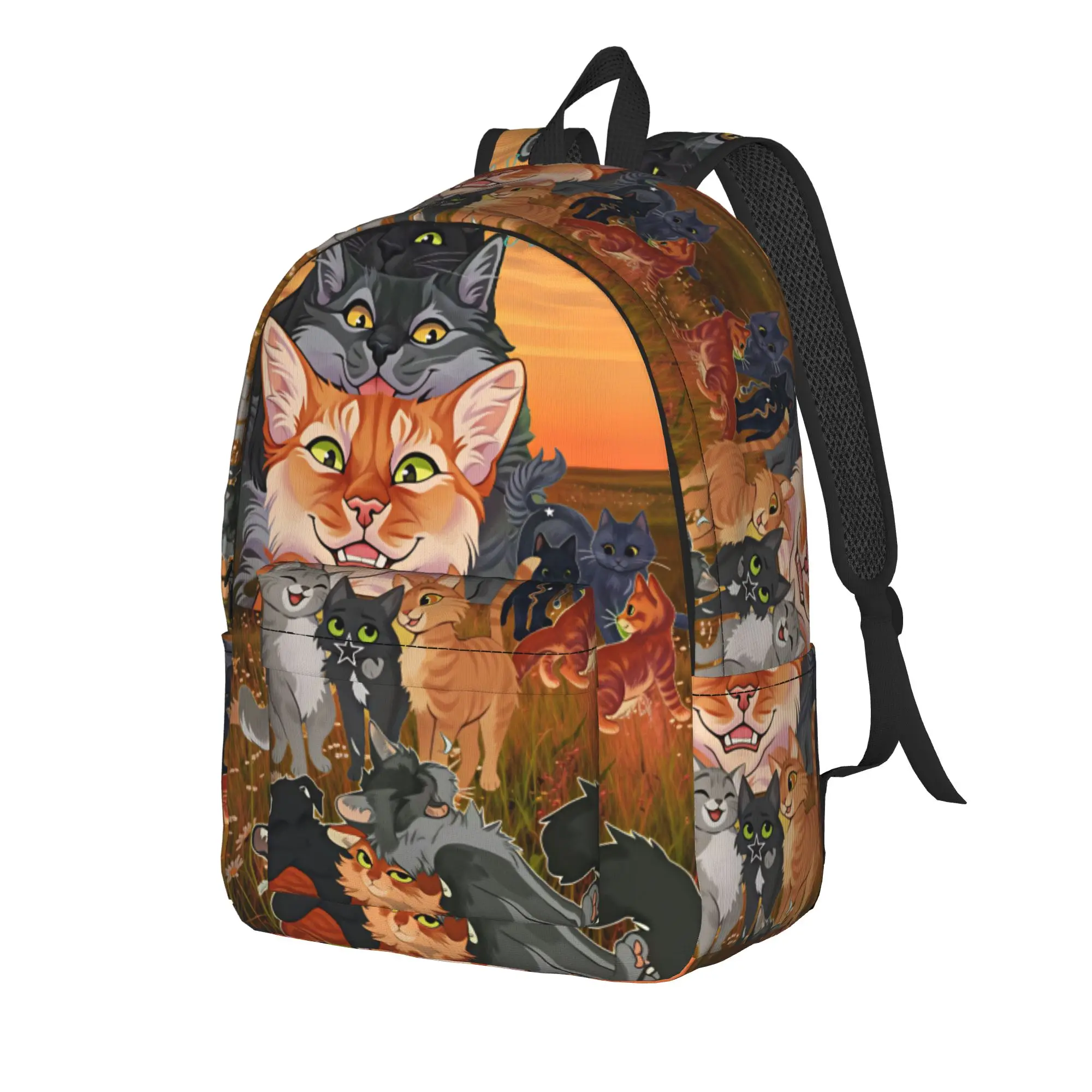 Four Warriors Warrior Backpack  Sport Backpacks Youth Design Breathable High School Bags Kawaii Rucksack