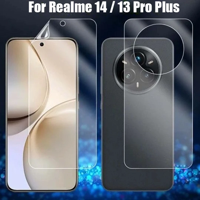 

3PCS Matte Hydrogel Film for Realme 14 13 12 Pro Plus Screen Protector for Realme 14T Soft Protective Film