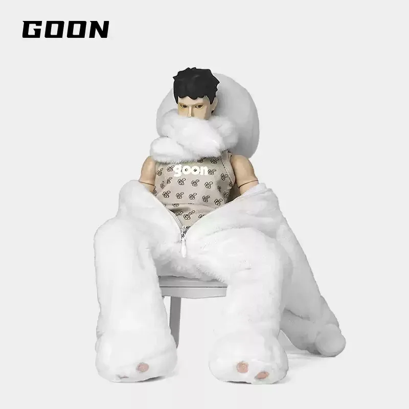 

В наличии Goon, оригинальная плюшевая игрушка в масштабе 1/6, мужской солдат, маленькая кукла E, кролик, креативный подарок 520, полный набор, 12-дюймовая фигурка