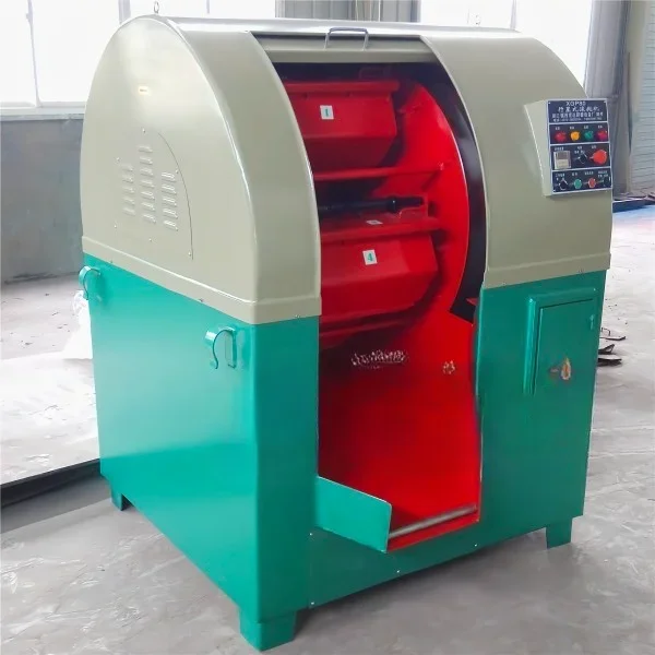 Automatic discharge centrifugal grinder, centrifugal finishing machine, planetary polishing machine