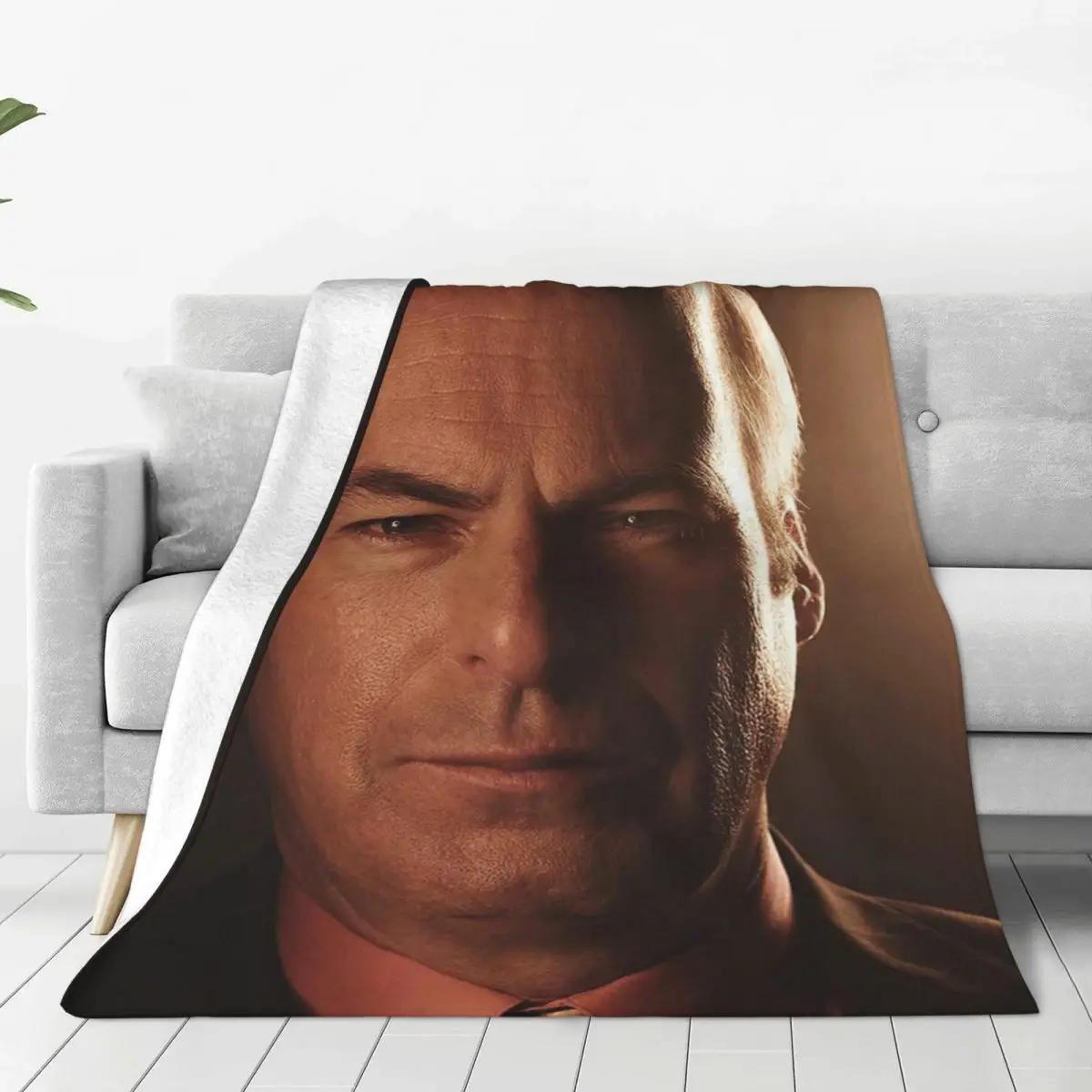 Saul Goodman Actor Blanket Breaking Bad Flannel Vintage Breathable Throw Blanket for Home Decoration