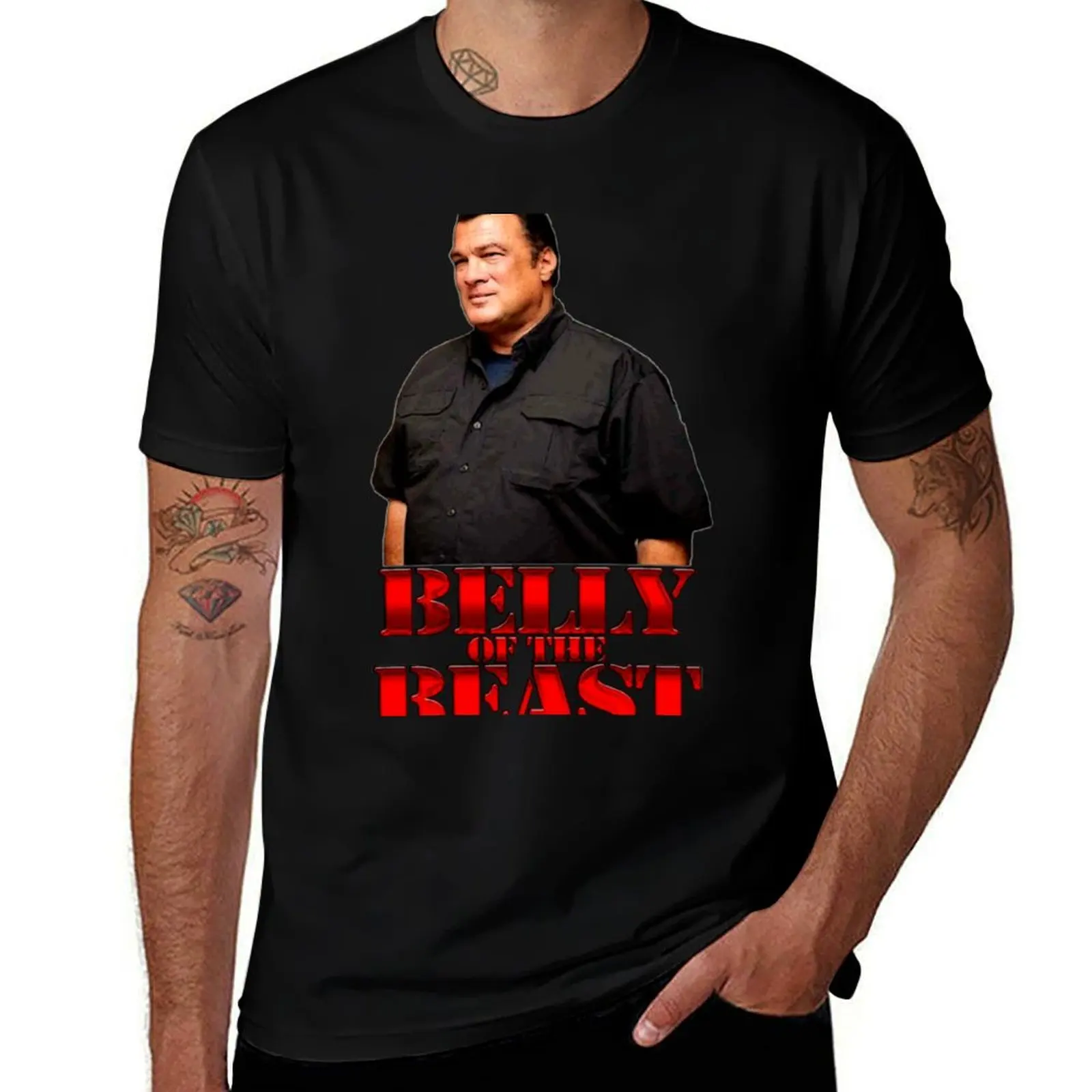 shirts Essential Steven Seagal - luxury man Of Beast t quality Belly tshirt man high brand The T-Shirt