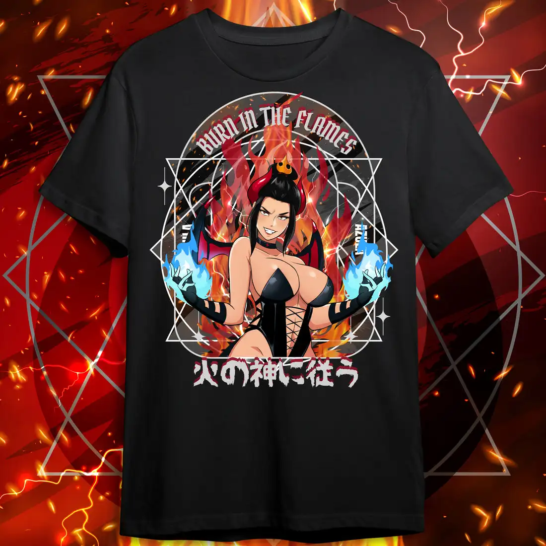 

Succubus Azula Shirt Unisex Anime T-Shirt 100%Cotton Manga Tee