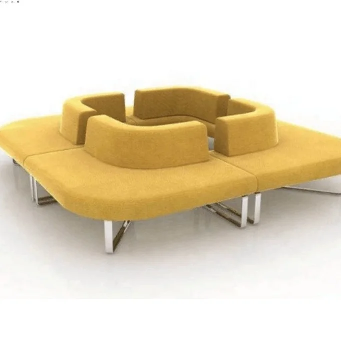 Big round sofa lounge office sofa set specifications lounge furniture for Hospital/hotel lobby Supermart reception area