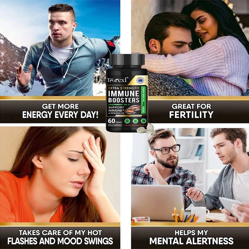 Oyster Tablets, Zinc Supplement, Supports Reproductive Health Natural Energizer