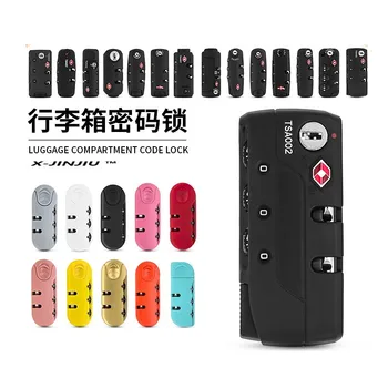 TSA zoll schloss trolley zubehör passwort box sperren ersatz leder fall zipper lock fall bag fest schloss