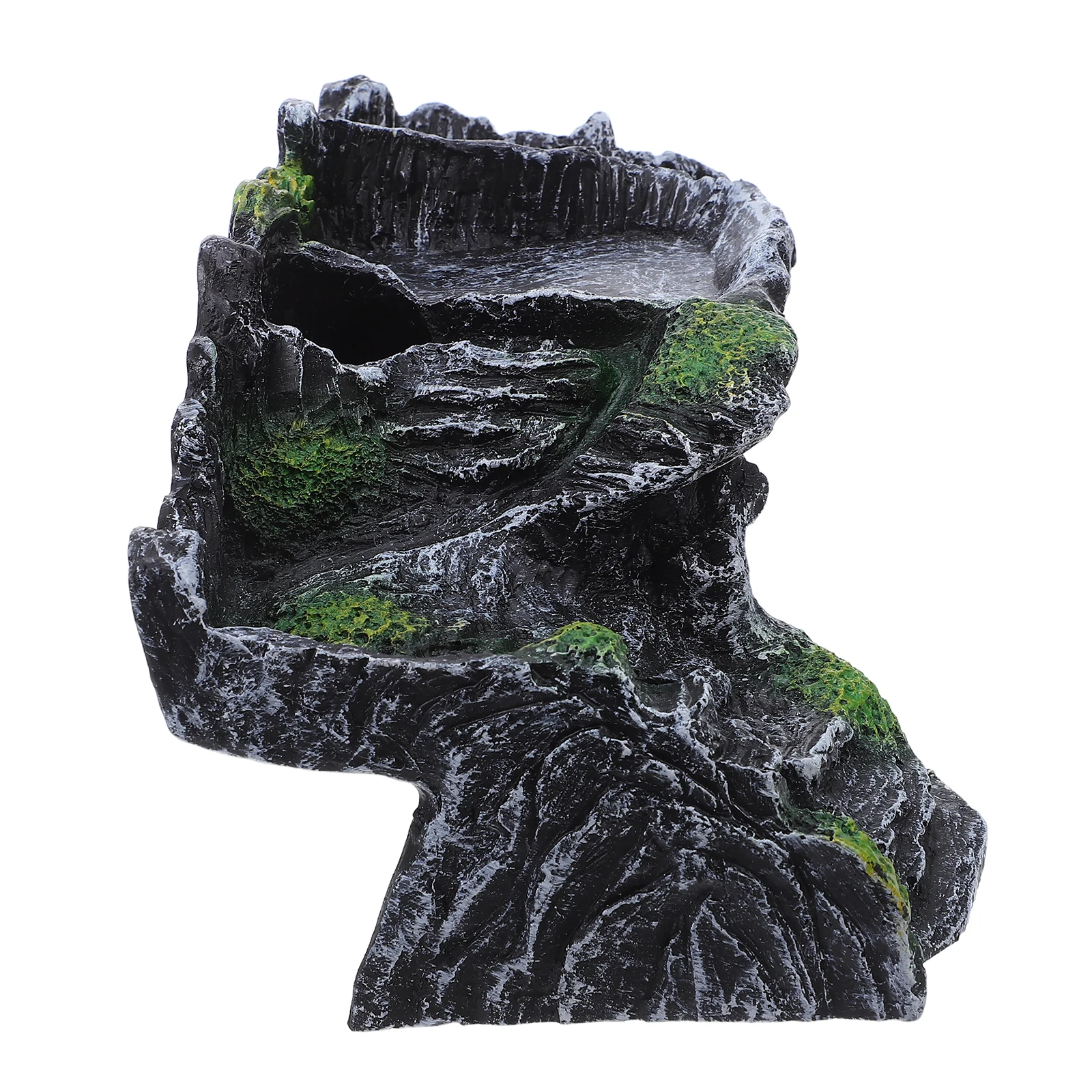 

Pet Turtle Platform Reptiles Tortoise Floating Platform Resin Small Tank Turtle Dock Basking Rock Ramp Hiding Spot Aquarium