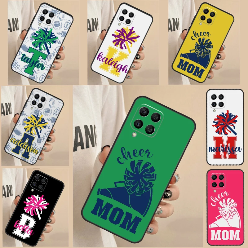 Personalised Football Cheer Name Case For Samsung Galaxy M23 M13 M33 M53 M12 M32 M52 M11 M31 M51 M14 M34 M54 M30s M31s Cover