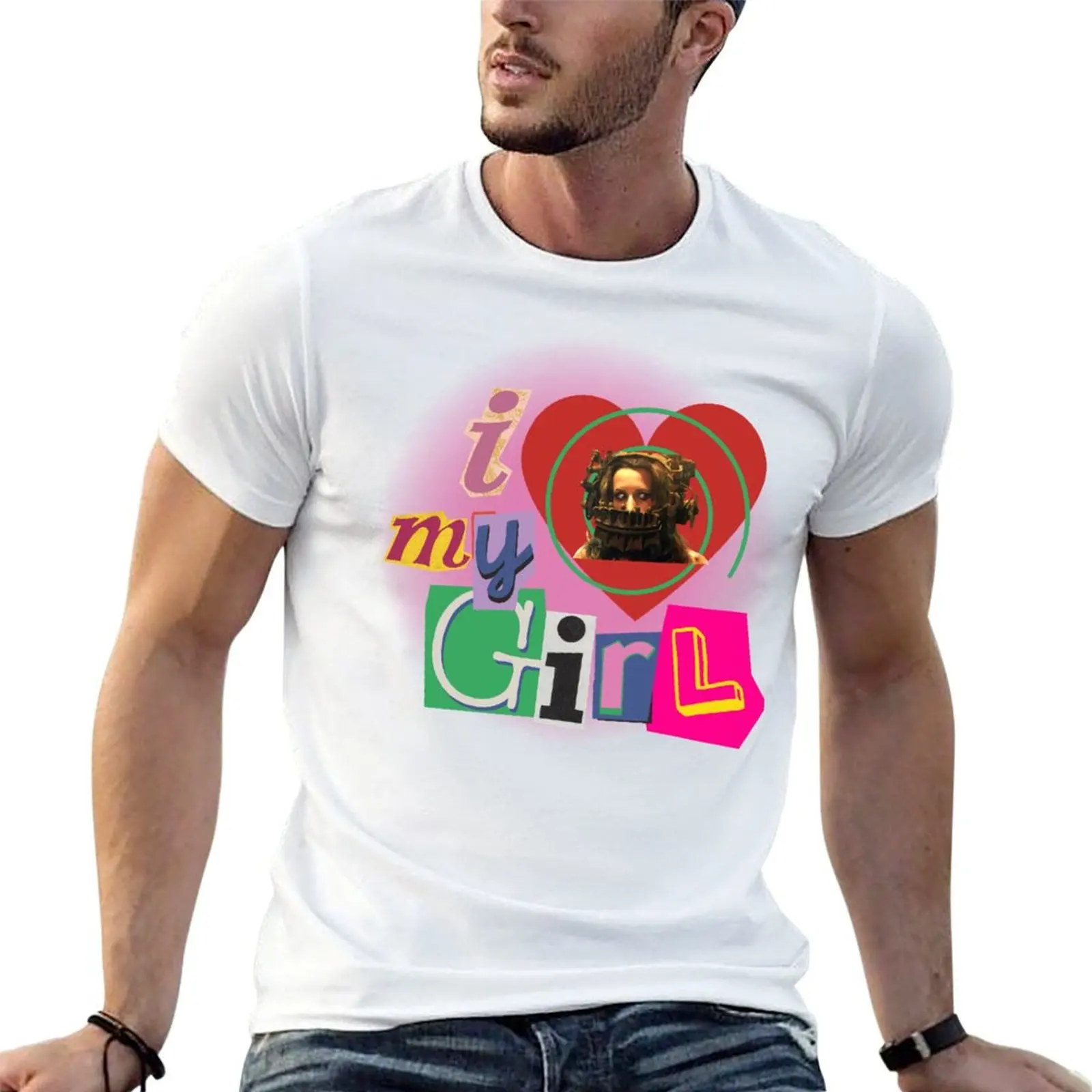 I LOVE AMANDA SAW DESIGN T-Shirt Basic Tee Shirt for Everyday Outfit