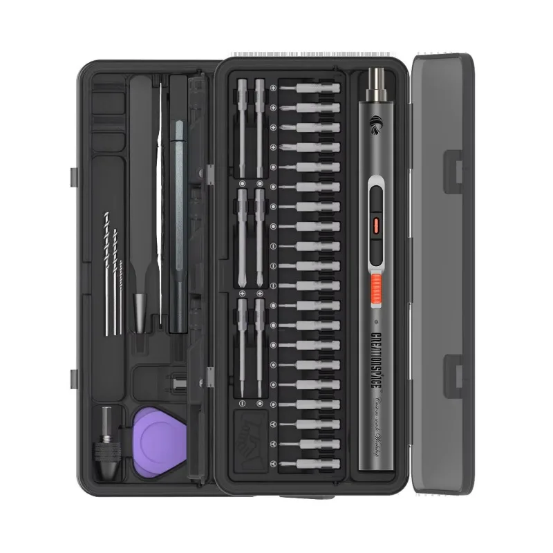 

CS0702A 3.6V Mini Electric Screwdriver Set, Multifunctional Screwdriver with Electric Drilling, High Torque Motor 0.15-0.6N.m