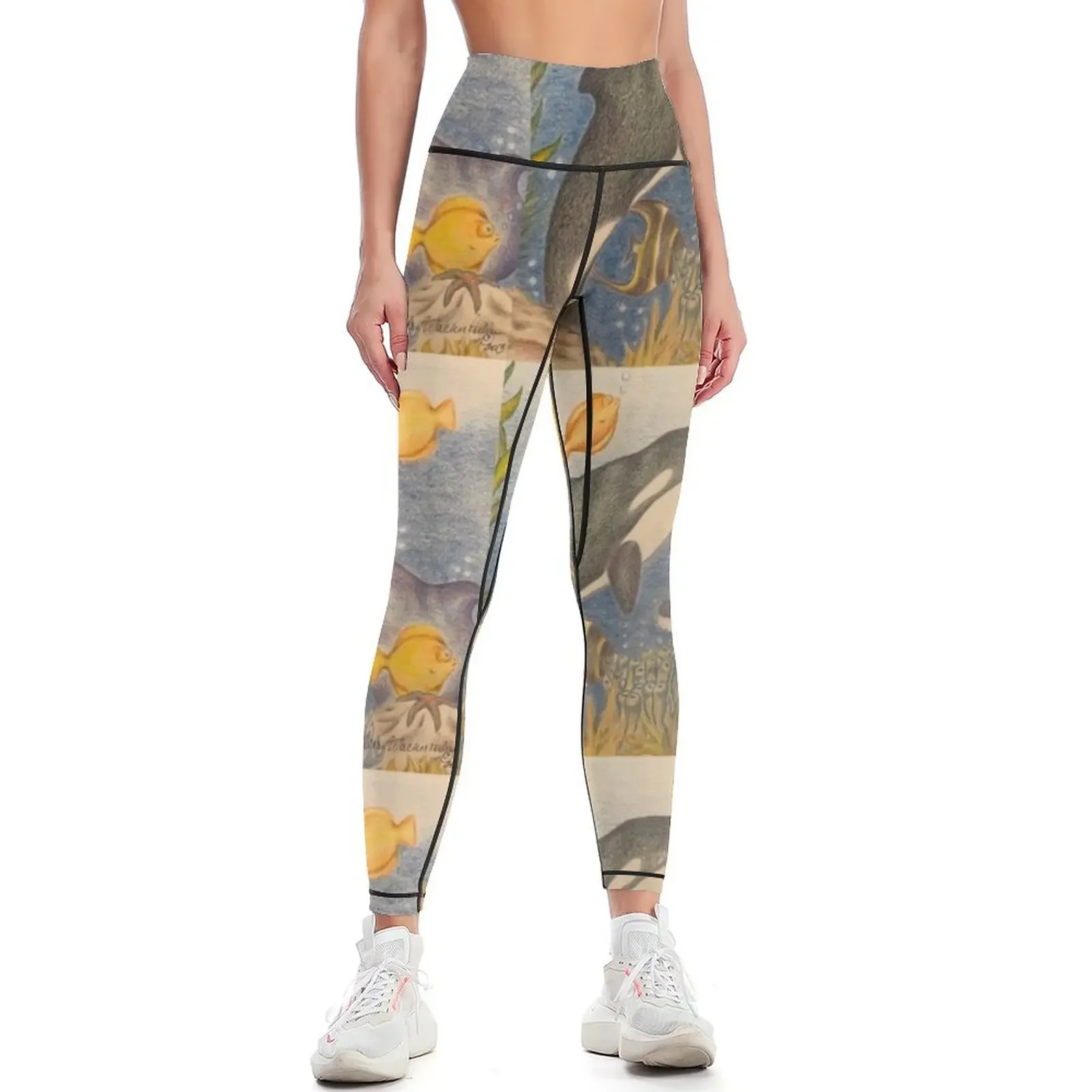 

Ocean Life Leggings Legging sexy woman Legging sport for fitness Fitness woman Womens Leggings