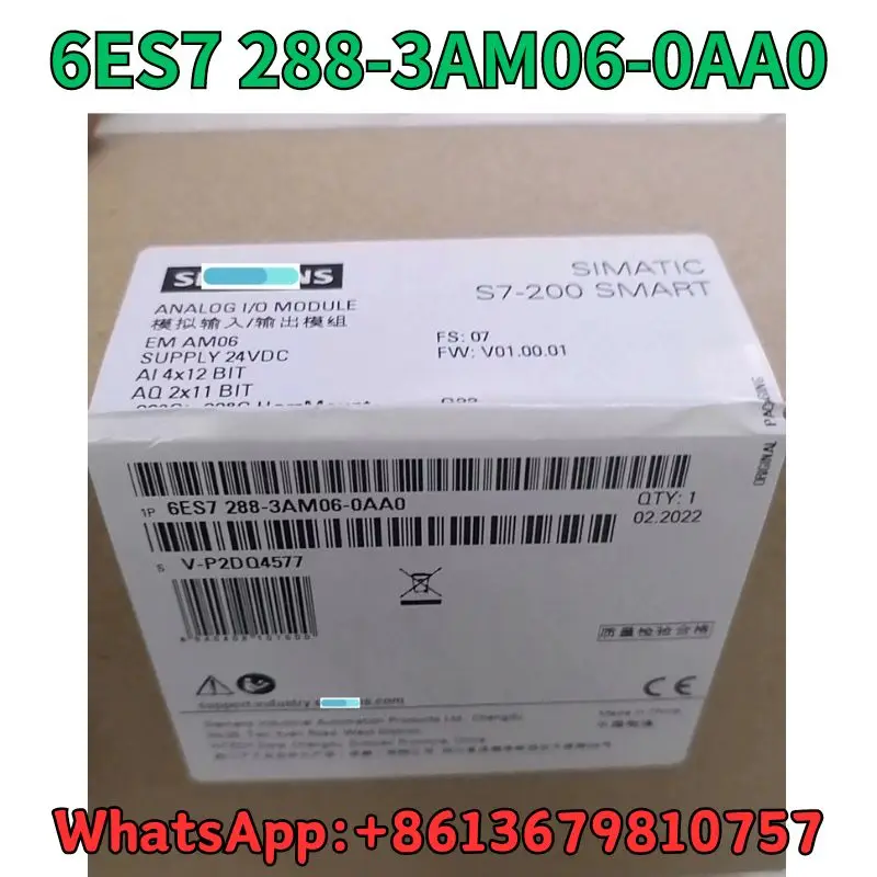 

Новый модуль 6ES7 288-3AM06-0AA 0 Быстрая доставка