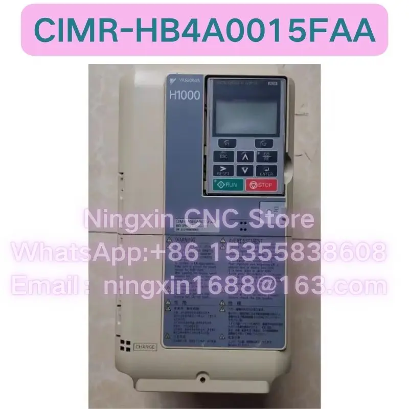 Second-hand CIMR-HB4A0015FAA  Inverter Functional test OK Fast delivery