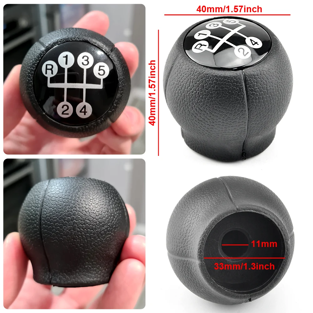 5 Speed Car Complete Gear Shift Knob Handbrake Case Gaiter Boot Cover For OPEL CORSA C (01-06) TIGRA B (04-12) COMBO C（01-11）