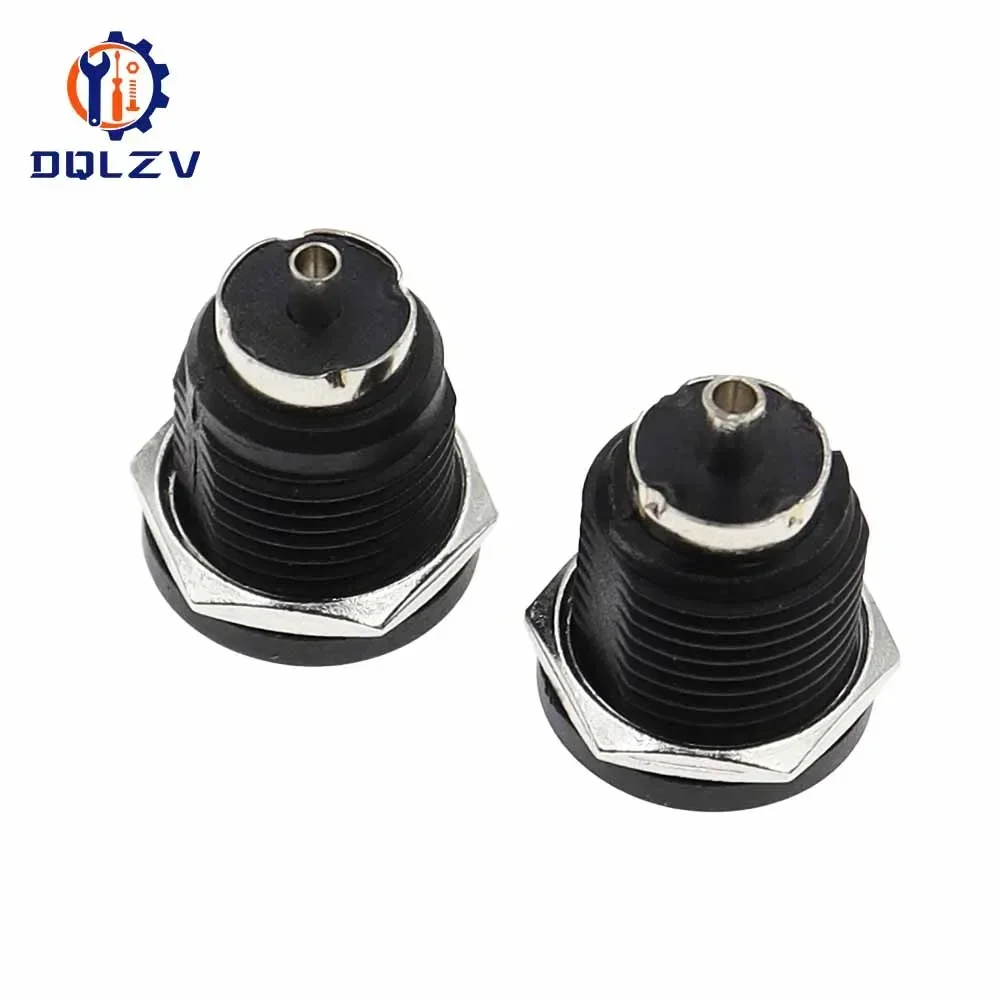 5PCS DC Large Current Charging Jack 5.5x2.5mm / 5.5x2.1mm Female Panel Mount Connector 5.5x2.5/2.1mm Socket Connector