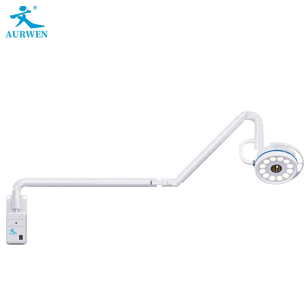 AURWEN LED Medical Theatre Pet Operating Light Wall Mounted Veterinary Hospital Clinic Dental Examination Lamp Electric Surgical