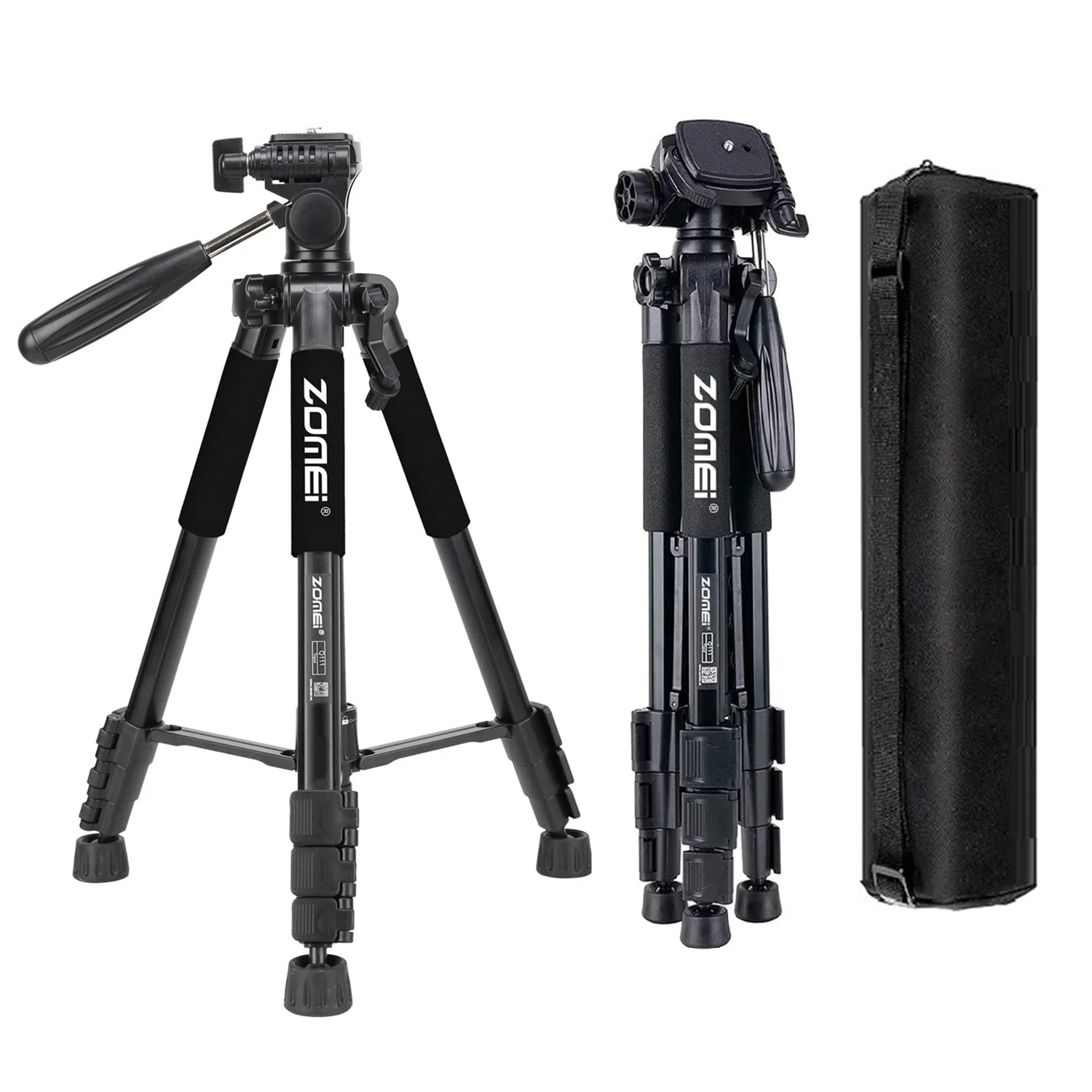 Zomei Tall Phone Stand Heavy Duty Tripod for Professional Camera Canon, Rotatable Video Floor Floor Tripod for Horizontal Shoot