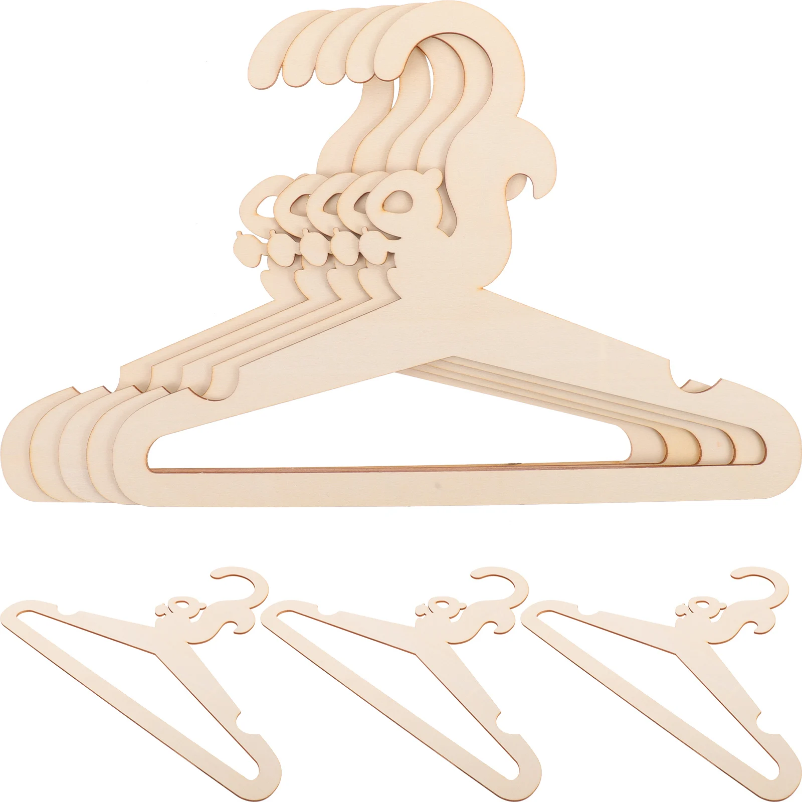

Wooden Animal Hangers for Kids Baby Clothes Squirrel Coat Nursery Closet ganizer Storage DIY Wooden Clothes Hanger