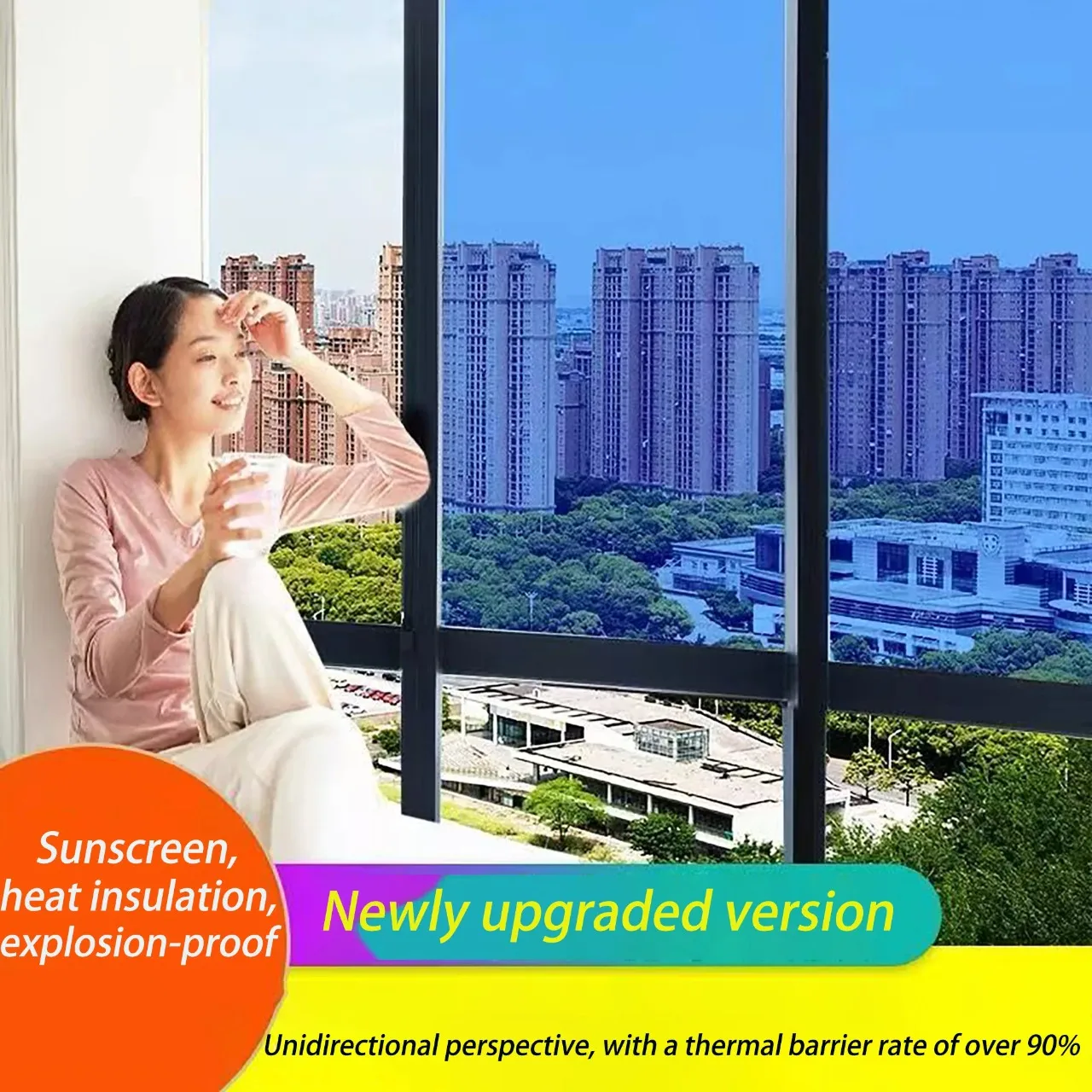 Thermal Insulation Film, One-Way Perspective Sunshade and Sunscreen Film, Anti Peeping and Explosion-Proof Film, Environmentally