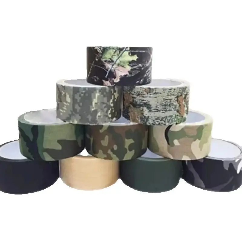 AliExpress NONE Self-adhesive camouflage tape Bionic cloth base outdoor camping photography cycling waterproof wear-resistant camouflage tape