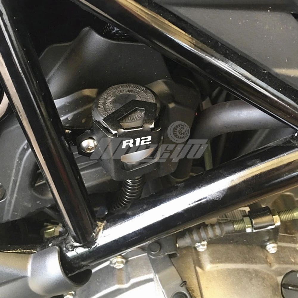 ل BMW R12 R 12 NineT R12S R 12S 2024 2025 2026 دراجة نارية الخلفية سائل الفرامل خزان حامي غطاء حماية غطاء الملحقات