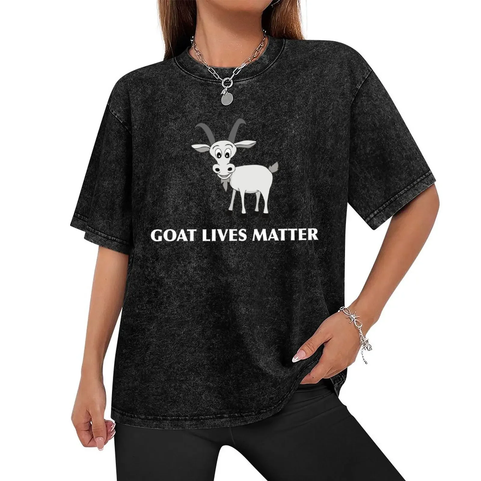 Goat Lives Matter Cute Goat Mountain Goat Charm Life Lover Signs Gift T-Shirt aesthetic clothes blacks sweat shirts, men