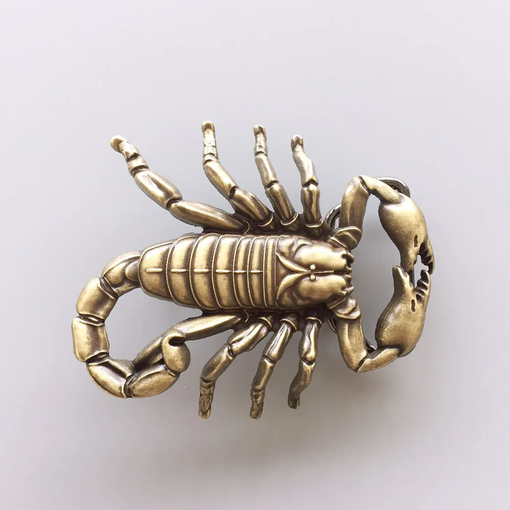 

Vintage Bronze Plated Cut Out Scorpion Belt Buckle Gurtelschnalle Boucle de ceinture BUCKLE-3D013AB Free Shipping