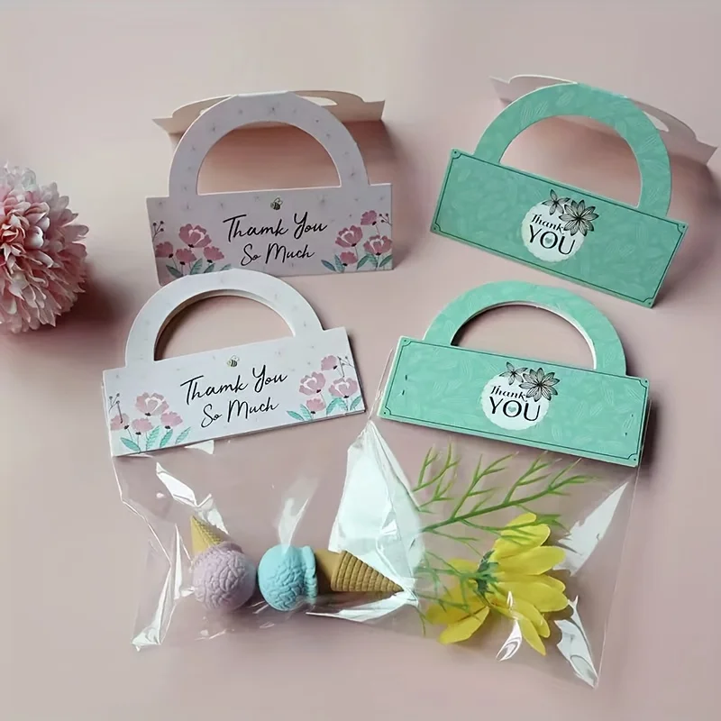200 Stück florale und nummerierte faltbare Kopfkarten mit gestanzten Löchern – Schmuckherstellung, Präsentationstaschen, Halsketten, dekorative Verpackungen – Detail 2
