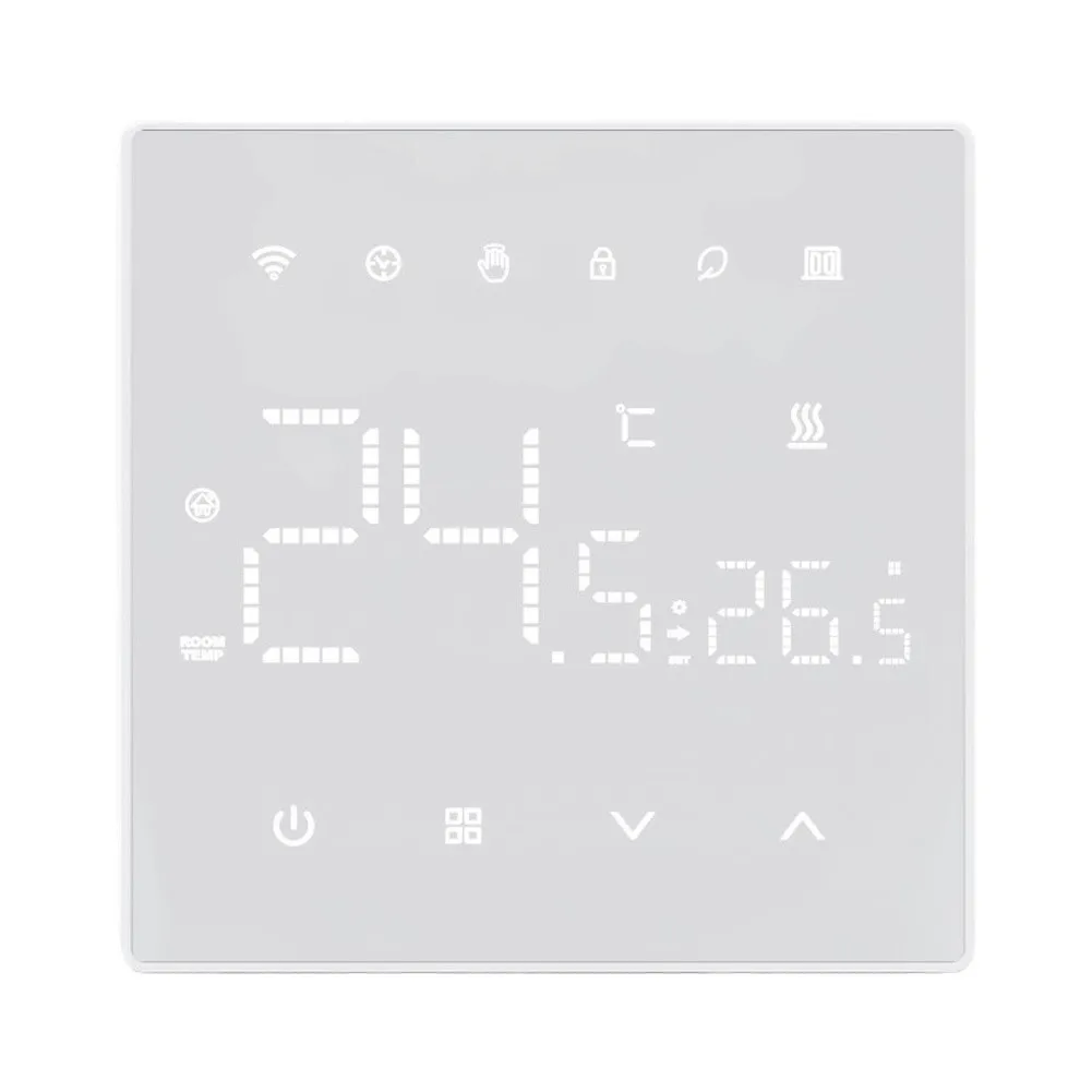 For Tuya WiFi Smart Thermostat Compatible with Standard For Wall-Mounted Heating Systems Including Gas and Electric