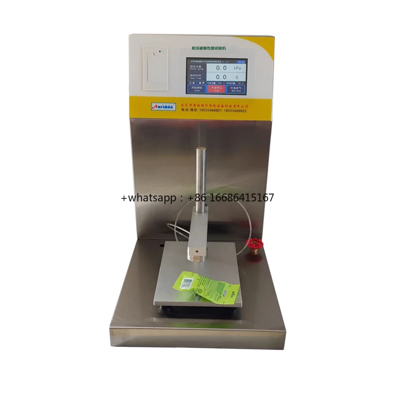 

Leakage And Sealing Strength Tester Flexible Packaging Pressure Burst Resistance Tester Vacuum Sealing Performance Test